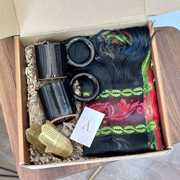 Kdib black handcrafted gift box