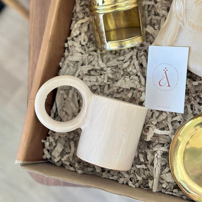 Kdib beige gold handmade gift box