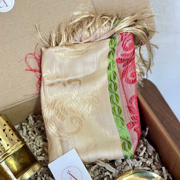Kdib beige gold handmade gift box