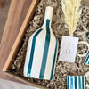 Petrol blue handmade gift box