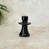 Modern black candle holder