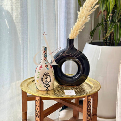 Handmade Amazigh bottle vase Anaroze