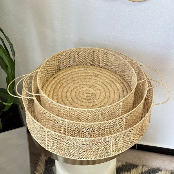 Plateau raphia Tizri petit - Ajbir