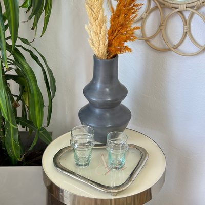 Plateau en verre triangulaire - Ajbir