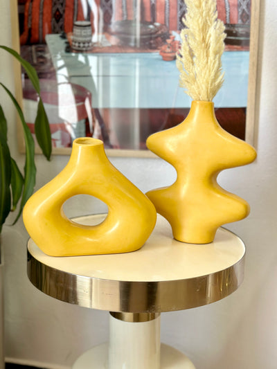 Yellow pampas