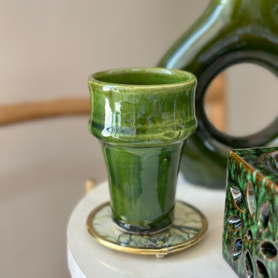 Green Beldi glass