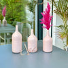 Vase bouteille moyen rose bébé - Ajbir