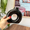 Vase Tafoukt noir vernis - Ajbir