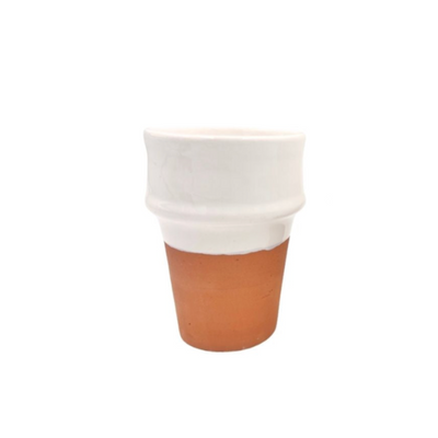 Grand verre beldi blanc - Ajbir