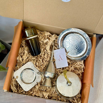 Hammered silver handcrafted gift box