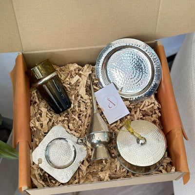 Hammered silver handcrafted gift box