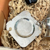 Hammered silver handcrafted gift box