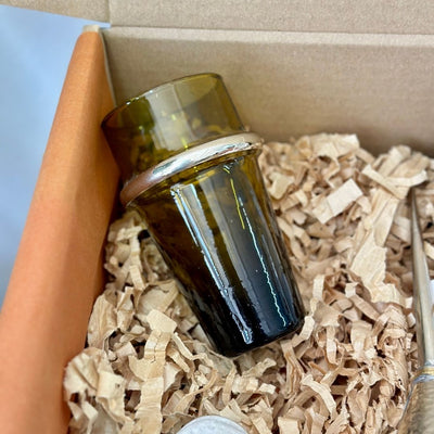 Hammered silver handcrafted gift box