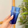 Set of 2 Beldi blue juice glasses 13cm