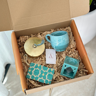 Box cadeau Amaynou turquoise - Ajbir
